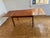 Mid-Century Modern Danish Teak Wood Expanding Teak Dining Table with with hidden leaves underneath that slide Legs can be...