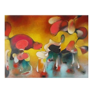 Daniel Ketelhut, "Lifting the Veil" Original Oil on Panel, 2021 For Sale
