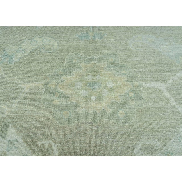 Turkish Turkish Oushak Rug 9'2" x 12'4" #19424 For Sale - Image 3 of 8