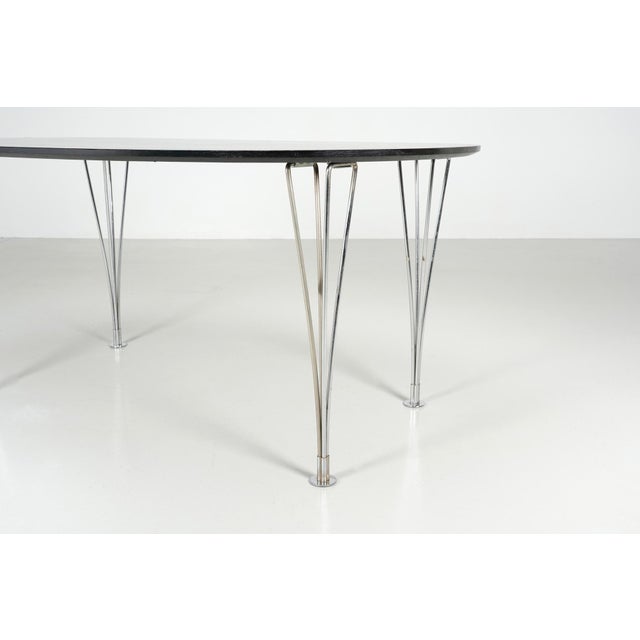 1980s Superellipse Table from Fritz Hansen, 1980s For Sale - Image 5 of 12
