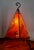 Contemporary 14" Orange Moroccan Traditional Henna Lamp For Sale In Orlando - Image 6 of 6
