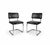 Vintage Metal Side Chairs, 1980s, Set of 2 For Sale - Image 6 of 6