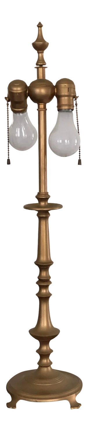 Mid 20th Century Vintage Hubley Iron Lamp