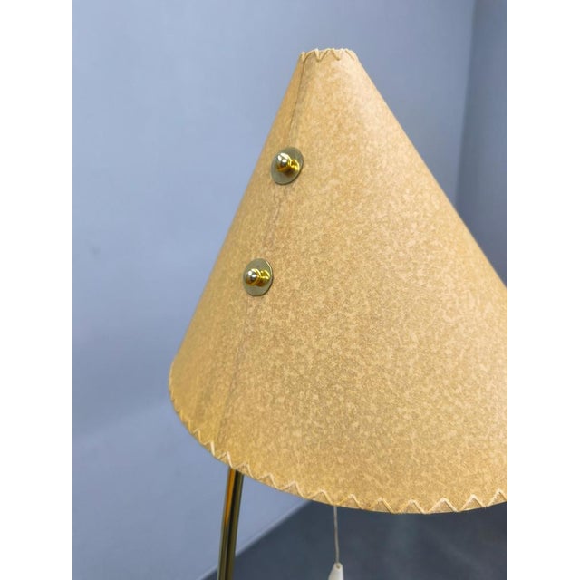 Mid-Century Japanese Style Brass Floor Lamp, 1960s For Sale - Image 9 of 16