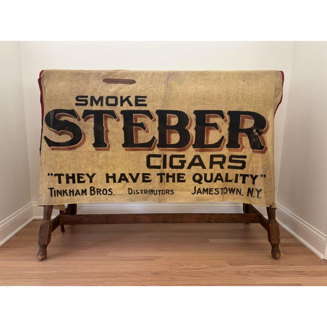 1900s Antique Advertisement Racehorse Cooling Blanket For Sale - Image 4 of 10