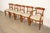 Kindel Furniture Regency Solid Cherry Wood Klismos Dining Chairs, Set of Five For Sale - Image 15 of 15