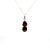 Classic 9.4 Carat Red Garnet Pendant for Women Set in 925 Silver For Sale - Image 12 of 18