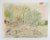 Vintage mid 20th century watercolor on paper impressionist forest meadow landscape painting. Unsigned. Unframed, age...