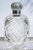 Traditional Stunning Edwardian Antique Cut Crystal Perfume Cologne Bottle Sterling Silver Lid Antique Luxury Home Vanity Dressing Table Décor For Sale - Image 3 of 16