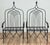 Gothic Substantial Vintage Wrought Iron Gothic Revival Cathedral Chairs, a Pair For Sale - Image 3 of 15