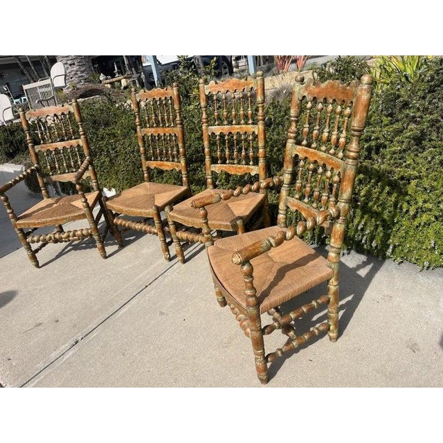 1960s Set of Four Charles Pollock Chairs For Sale In Los Angeles - Image 6 of 11