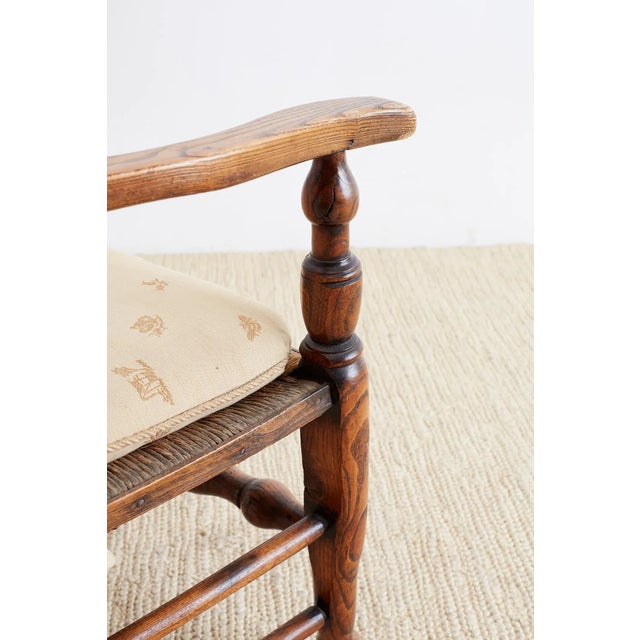 Mid 19th Century 19th Century English Ladder Back Chair For Sale - Image 5 of 13