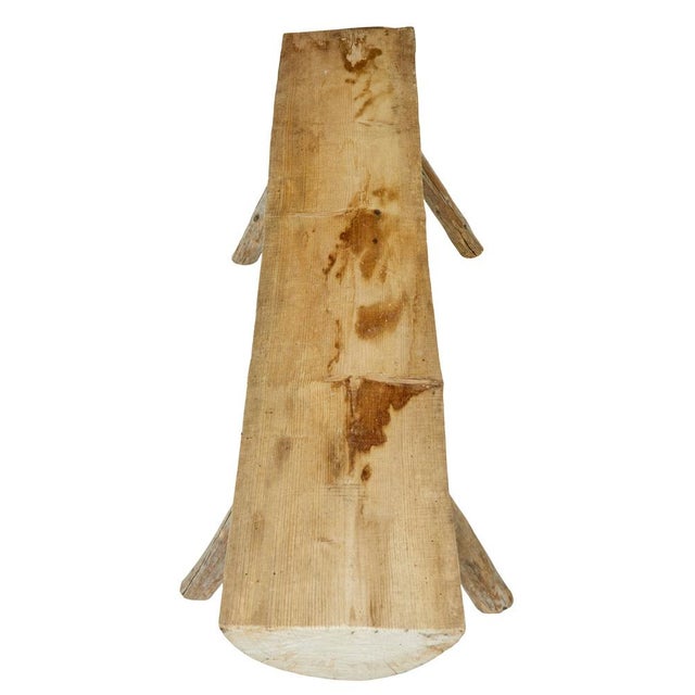 Scandinavian Handmade Log Benches, 1950, Set of 2 For Sale - Image 11 of 13