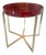 Holly Hunt Custom Lens Side Table in Rose Resin by McCollin Bryan For Sale