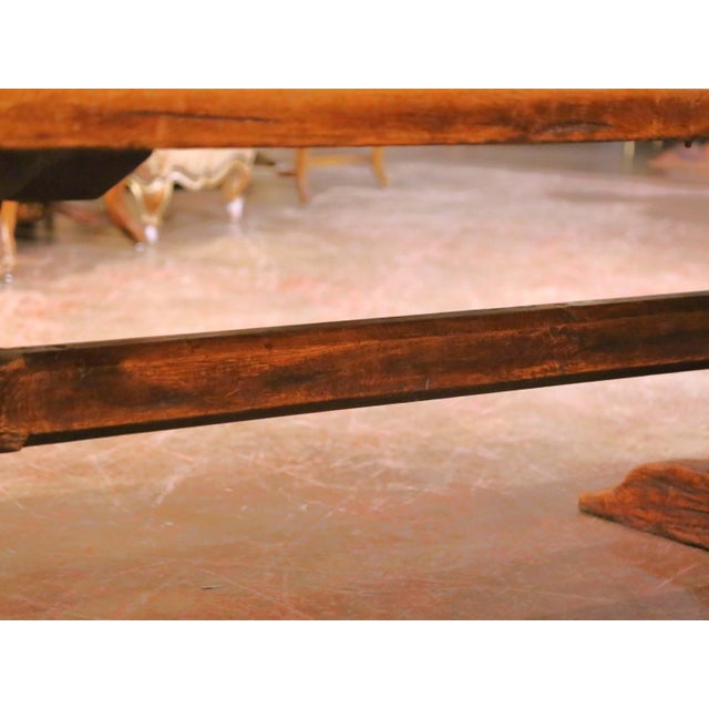 19th Century French Louis XIII Oak Refectory Monastery Dining Table For Sale - Image 10 of 10