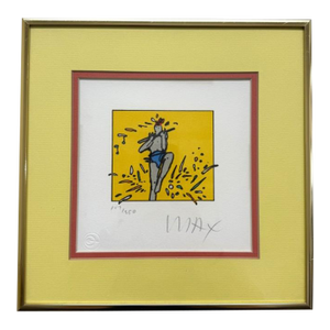 Late 20th Century Peter Max's 'Flute Dancer' Limited Edition Lithograph