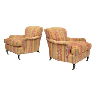 George Smith Standard Arm Chairs For Sale