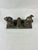 Vintage pair of cast iron terrier bookends with a verdigris finish. by Littco. This is a pre-owned item so please see all...