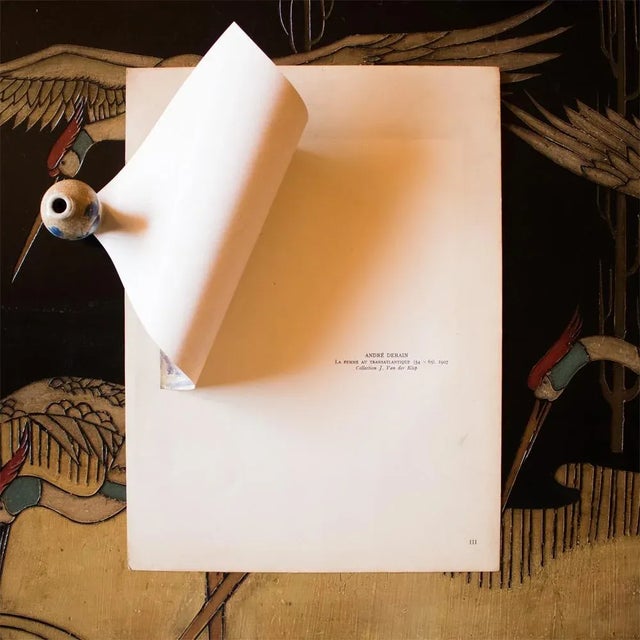 André Derain 1948 After André Derain "The Woman at the Transatlantique", Second Edition Offset Lithograph For Sale - Image 4 of 8