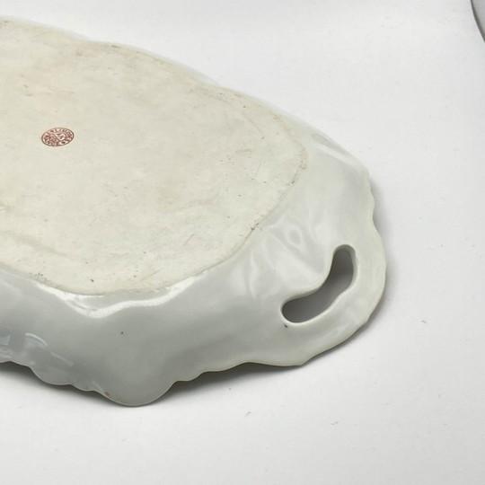 Limoges Ak CD Antique Hand Painted Porcelain Tray / Platter 13.5-inch (Klingenberg/Dwenger) France 1900's For Sale - Image 15 of 18