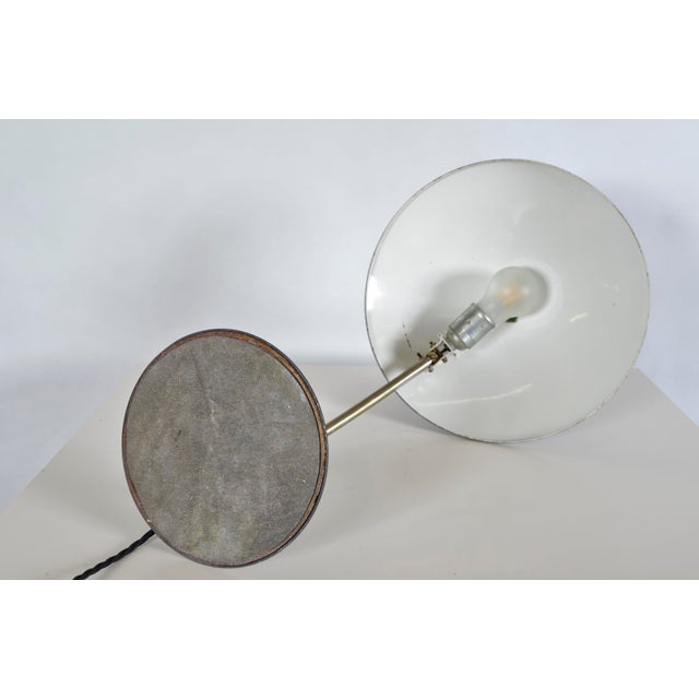Mid-Century Industrial Grey Desk Light Lamp by Christian Dell for Kaiser Idell / Kaiser Leuchten, Germany, 1960 For Sale - Image 13 of 14