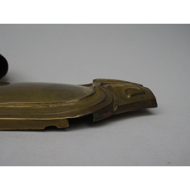 Antique Art Nouveau Brass Wall Lights, Set of 2 For Sale - Image 16 of 18