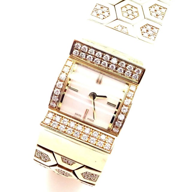 Metal Van Cleef & Arpels Ludo Swann 18k Yellow Gold Diamond Watch Papers For Sale - Image 7 of 11