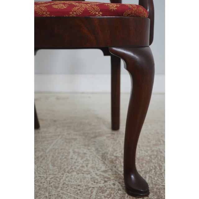 Set of 8 Hickory Chair Co Mahogany Dining Room Chairs For Sale - Image 11 of 18