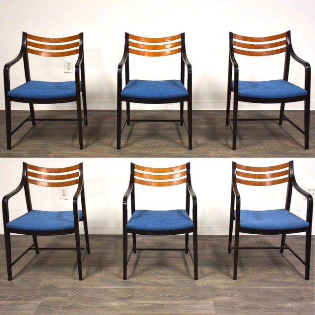 Harvey Probber Dining Chairs Set of 6 Chairish