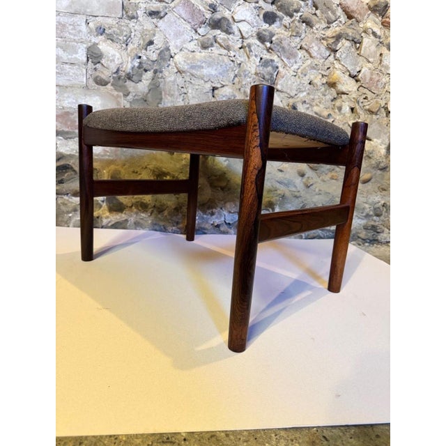 Vintage Mid-Century Danish Stool, 1960s, in Good conditions. Designed 1960 to 1969 This piece has an attribution mark, I...