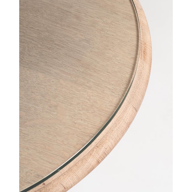 1970s Neo-Renaissance Carved Table With Glass Top For Sale In Greensboro - Image 6 of 9