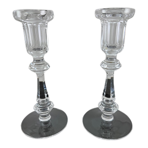 Waterford Crystal Curraghmore Candle Holders 8.25"