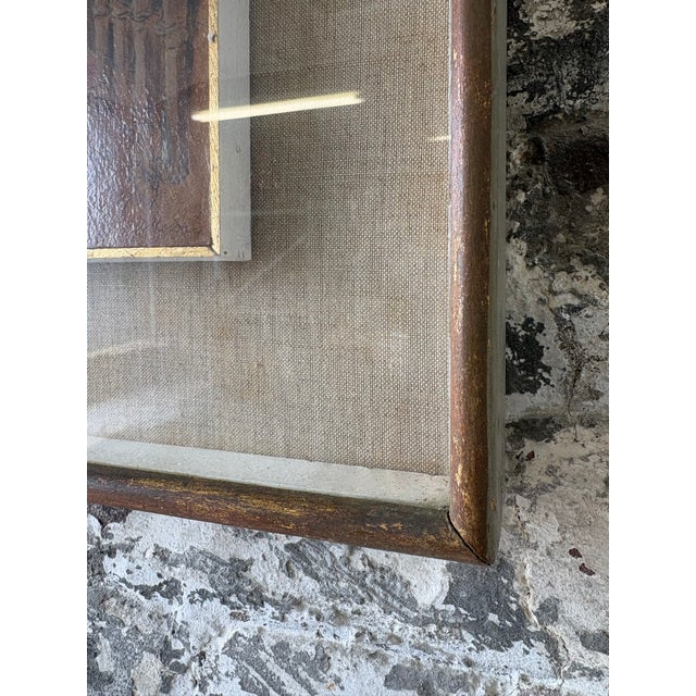 Pair of Vintage Italian Architectural Oil Paintings – Shadowbox Framed – Sourced in Parma, Italy For Sale In New York - Image 6 of 7
