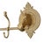 Vintage Brass Metal Hall Coat and Hat Rack with Horses, 1960s For Sale - Image 4 of 6