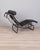 Vintage Chaise Lounge in Metal and Leather, Italy, 1980s For Sale - Image 6 of 17