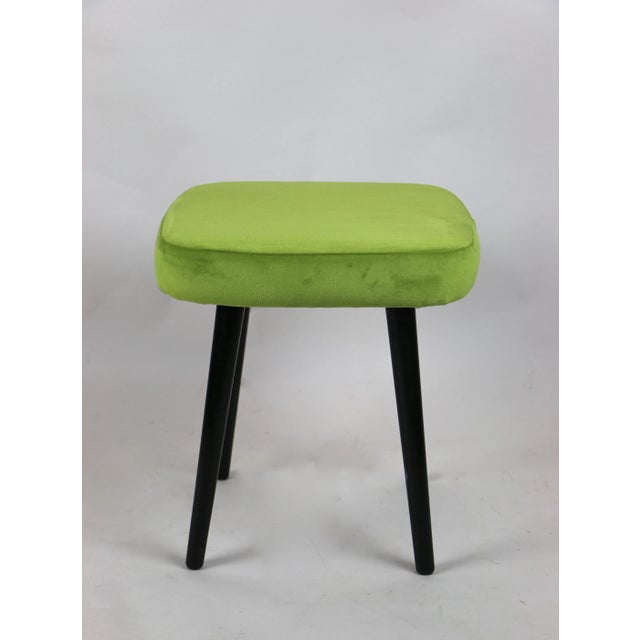 Vintage Green Stool, 1970s For Sale - Image 4 of 6