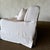 Bruce Chair - Belgian Inspired Roll Slip Covered in 100% Linen For Sale - Image 10 of 15