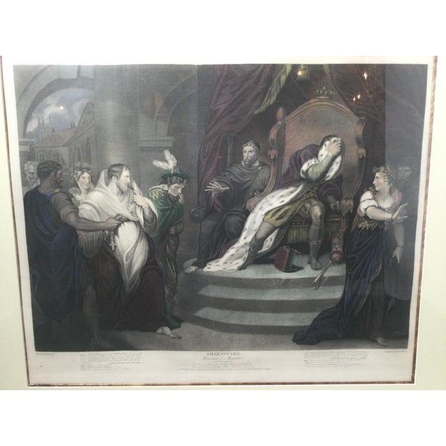 Stipple engraving of "SHAKSPEARE. / Measure For Measure / ACT V, SCENE I." England, 1796 by Thomas Kirk (English painter...