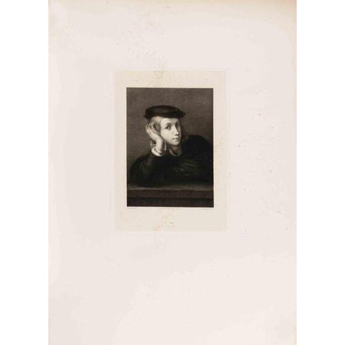 Etching on paper. Realized by Jean Patricot after Raphael. Very good condition except for some diffused foxing. This piece...