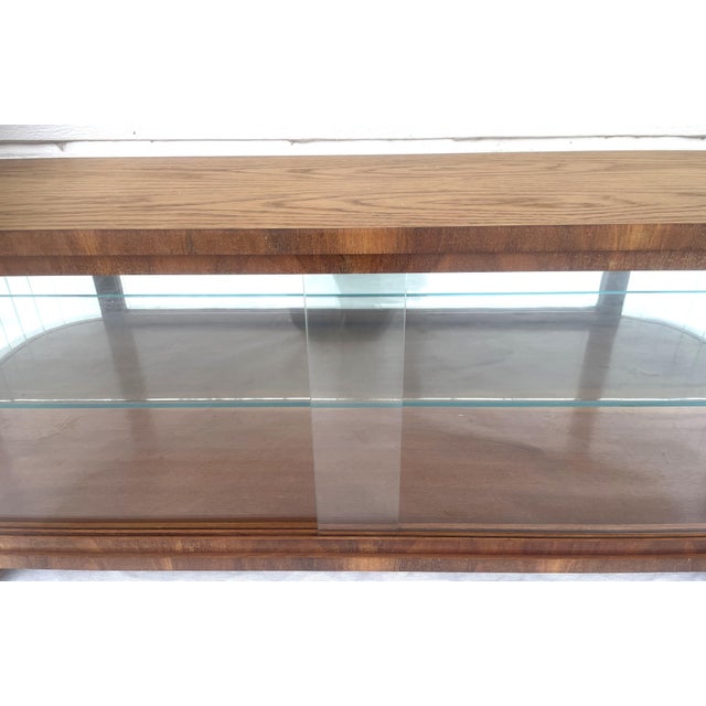 Mid-20th Century Display Case with Sliding Glass Panes, 1962 For Sale - Image 13 of 14