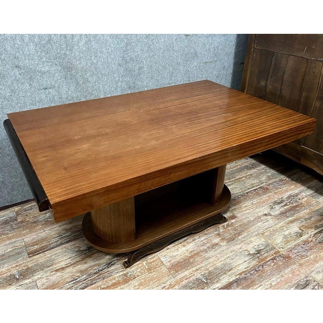 Art Deco Extendable Table in Rosewood, 1930 For Sale - Image 4 of 6