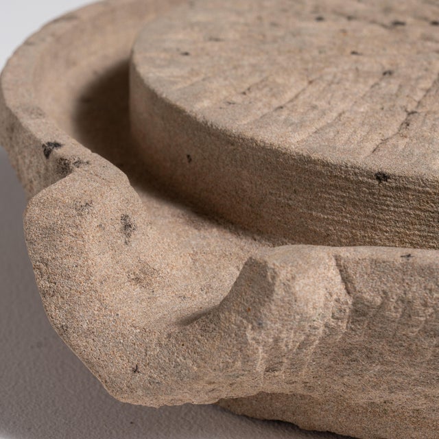 19th Century Tan Sandstone Pedestal For Sale - Image 12 of 15