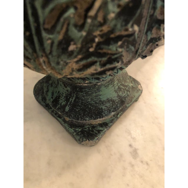 Vintage Pineapple Shaped Finial Sculptures -A Pair For Sale - Image 9 of 13