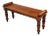 English 19th Century Mahogany Window Seat For Sale