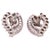 Antique White 14 Karat White Gold Fashion Earrings With Diamonds 1.25 TDW For Sale - Image 8 of 9