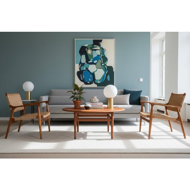 Round Coffee Table in Teak from A/S Niels Bach Møbelfabrik, 1960s For Sale - Image 11 of 15
