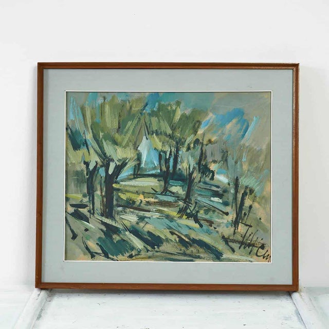 Silvan Gastone Ghigi, Abstract Landscap, Painting For Sale - Image 5 of 5