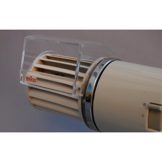 Plastic Vintage HL1 Multiwind 125V Fan by Reinhold Weiss for Braun AG, 1970s For Sale - Image 7 of 10