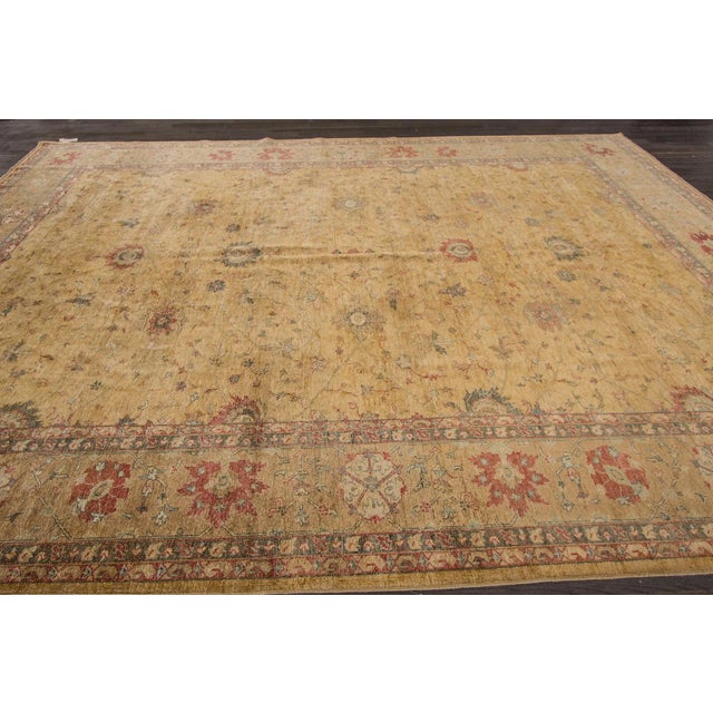 Modern 21st Century Peshwar Wool Rug For Sale - Image 3 of 8