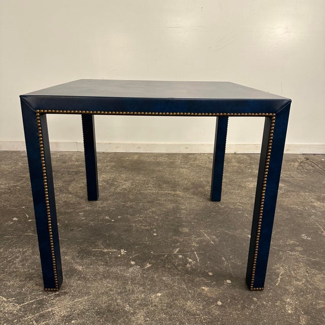 Pierre Lottier Pierre Lottier-Style Vinyl Wrapped Game Dining Table For Sale - Image 4 of 12